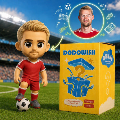World Cup Custom Soccer Figurine From Photo - Personalized 3D Football Mini Figurine Keepsake