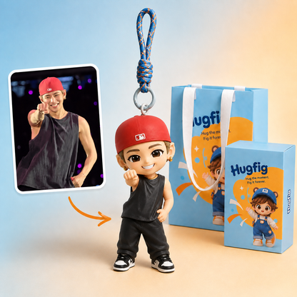 V-Custom Person Keychain