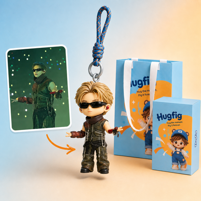 V-Custom Person Keychain
