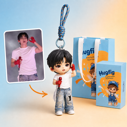 V-Custom Person Keychain