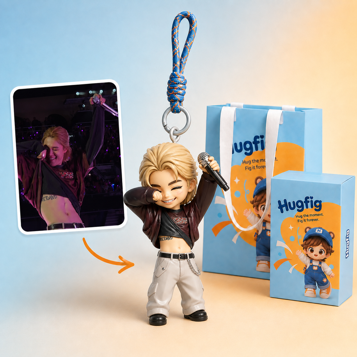 Jim-Custom Person Keychain