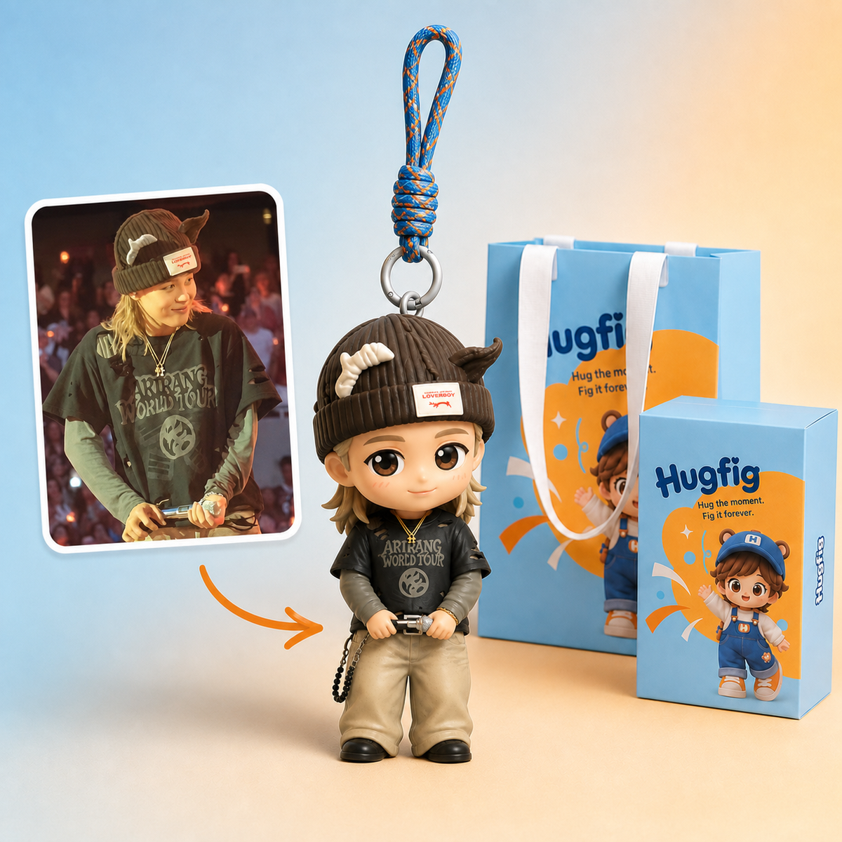 Jim-Custom Person Keychain