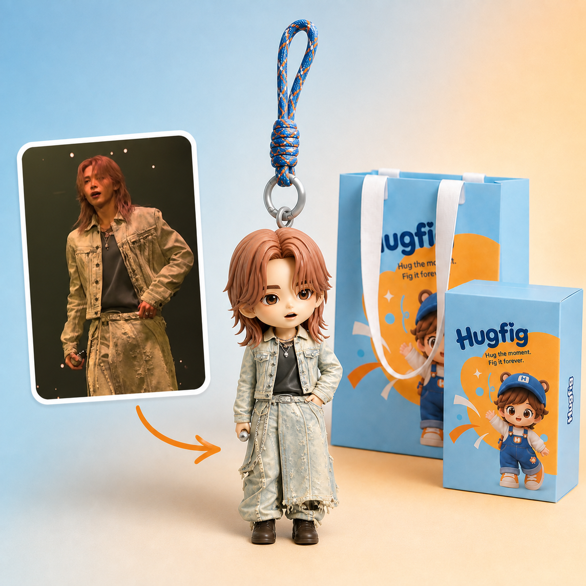 Jim-Custom Person Keychain