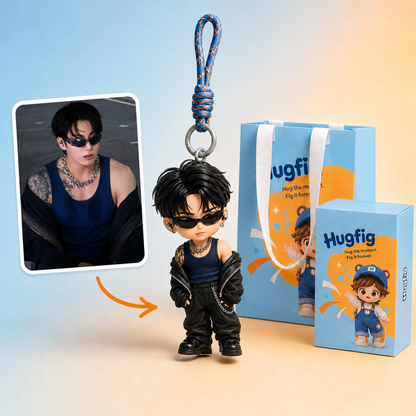 Jungkook (JK) Ready-Made Keychain – Video Style