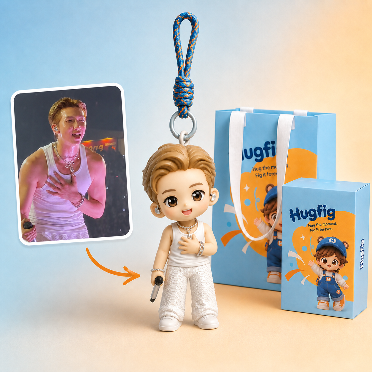 RM-Custom Person Keychain