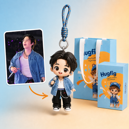 Su-Custom Person Keychain