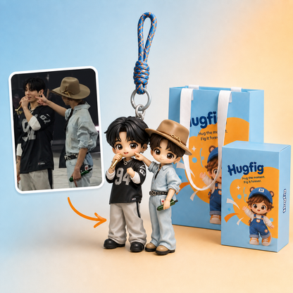 Tae-Custom Person Keychain