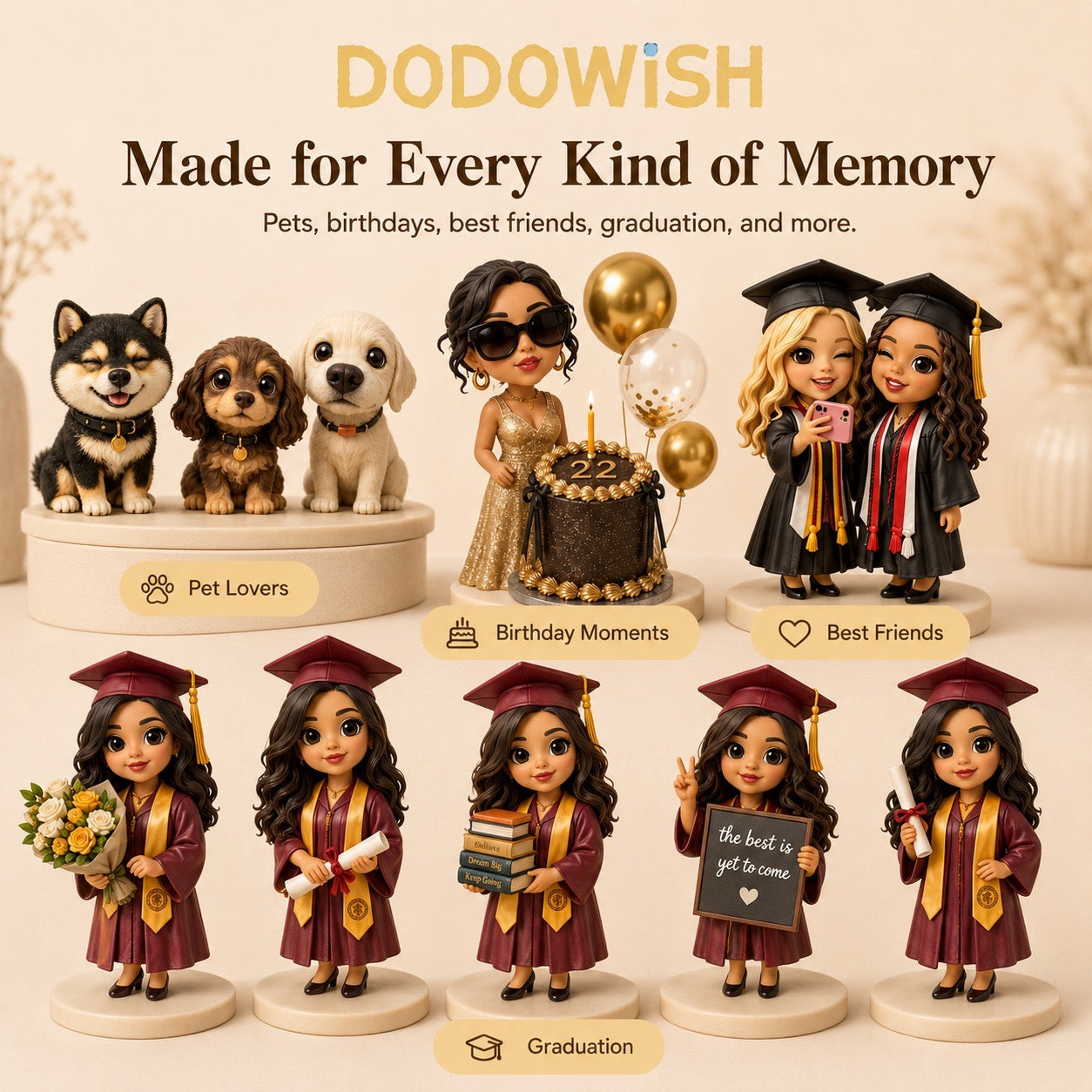 HugFig Personalized 3D Figurine from Photo
