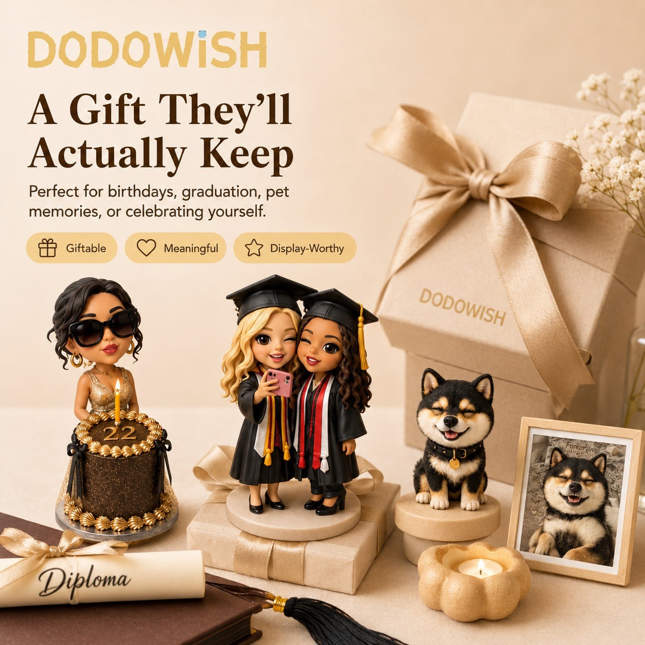 HugFig Personalized 3D Figurine from Photo