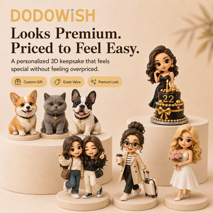 HugFig Personalized 3D Figurine from Photo