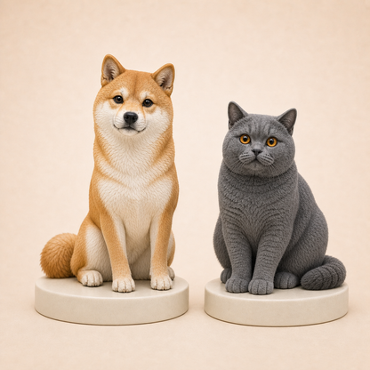Personalized Pet 3D Figurine from Photo